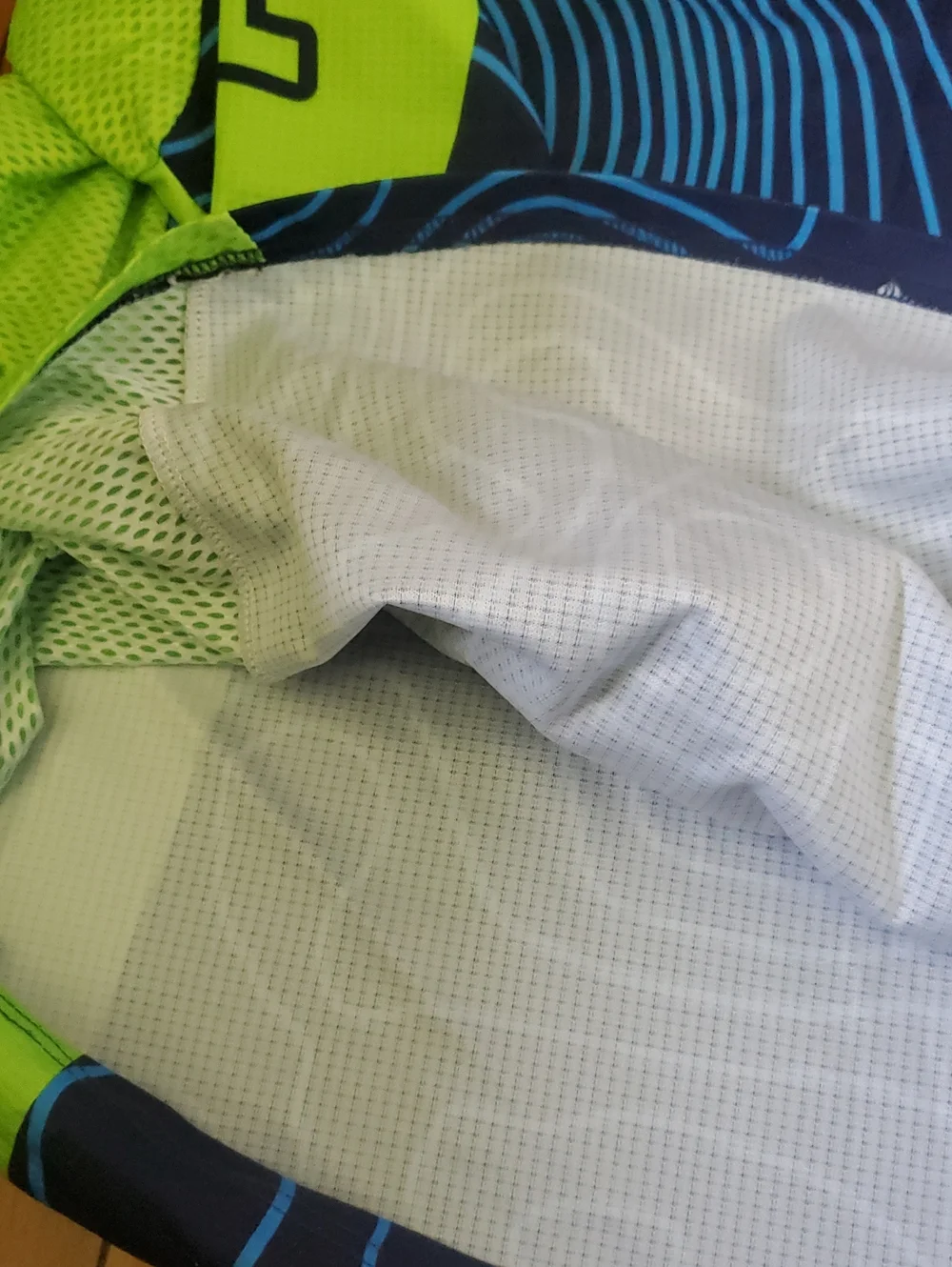 FKV Racing Motocross Jersey in Neon Green & Navy Blue - Picture 11 of 11